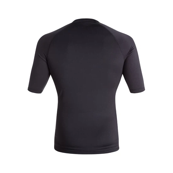 Lycra Quiksilver All Time Short Sleeve Rushguard (Black) Ss18_4 thumbnail