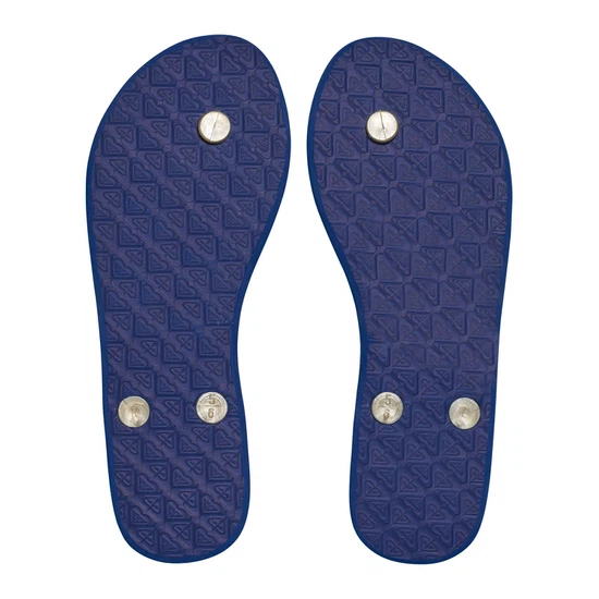 Japonki Damskie Roxy Portofino (Blue / White Print)_4