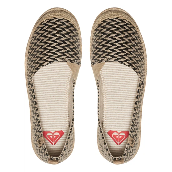 Espadryle Damskie Roxy Flamenco (Black / Tan)_9