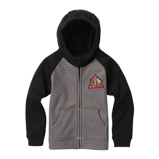 Dziecięca Bluza Aktywna Burton Minishred Crown Bonded Fz (Monument Heather / True Black Heather) W19_4