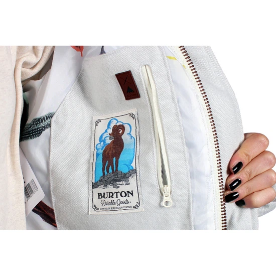 Kurtka Płaszcz Damski Burton Eden (Vanila Heather)_7 thumbnail