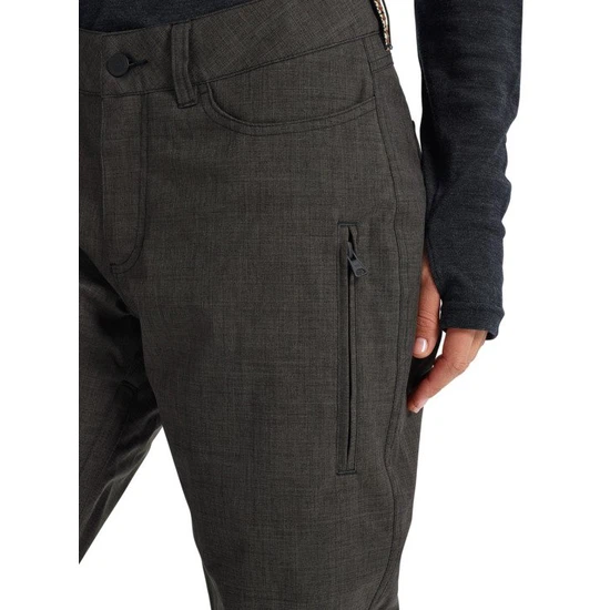 Damskie Spodnie Snowboardowe Fly (True Black Heather) W19_9