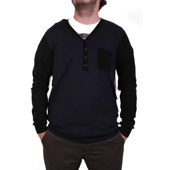 Sweter Analog Ramone Navy Blue_4 thumbnail