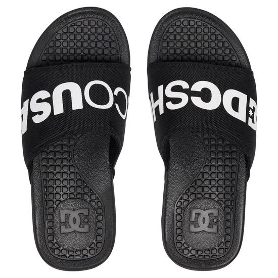 Klapki Męskie Dc Bolsa Sp (Black White) Ss18_4