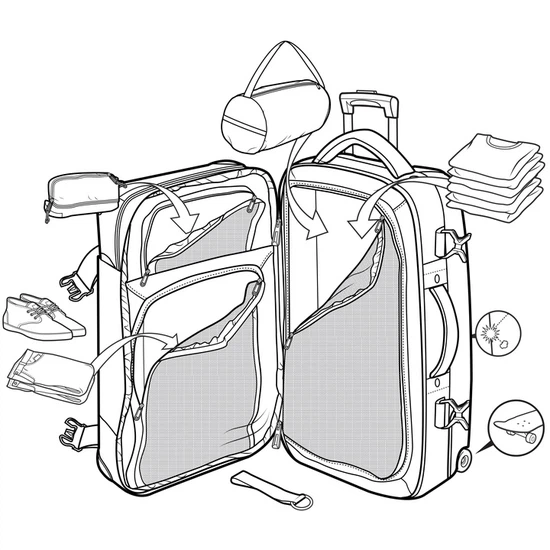 Walizka Burton Wheelie Sub (True Black Ballistic) FW23_4 thumbnail