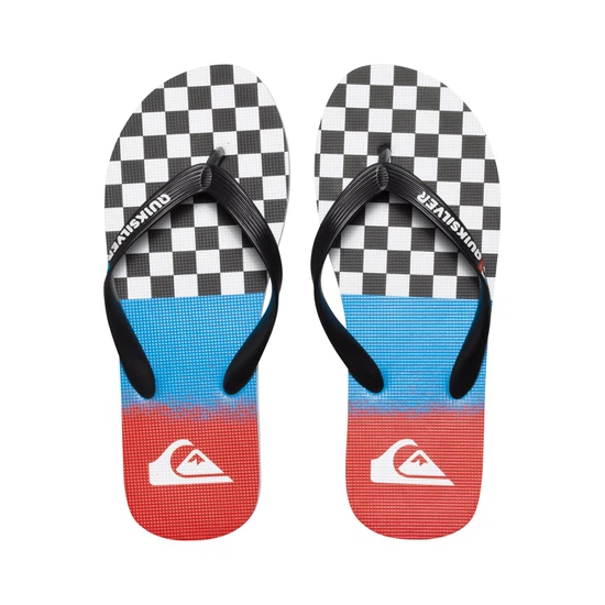 Japonki Męskie Quiksilver Molokai Og Scallop (Black Blue Red)_7 thumbnail