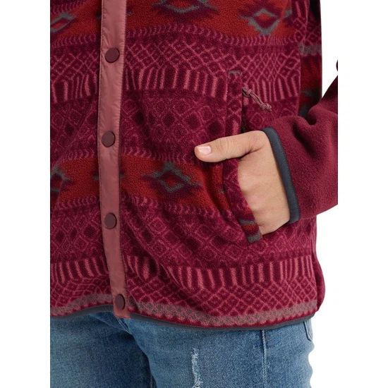 Bluza Aktywna Burton Hearth Snap-up Fleece (Port Royal / Port Royal Freya Weave)_9