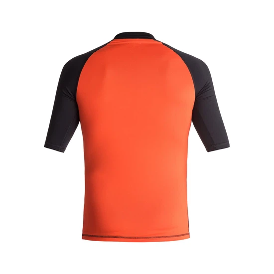 Lycra Quiksilver Active - Short Sleeve Rash Vest (Flame / Black) Ss17_4 thumbnail