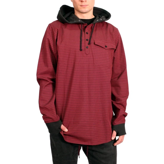 Bluza Analog Advent Henley (Burgundy)_4