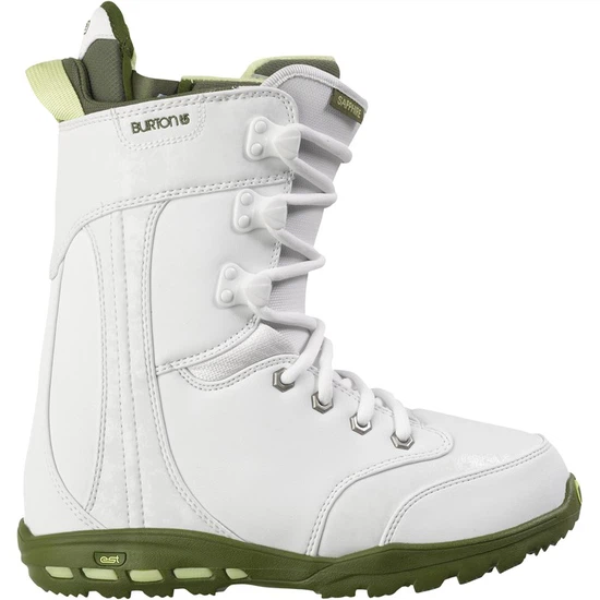 Buty Snowboardowe Burton Sapphire (White/ Green)_1