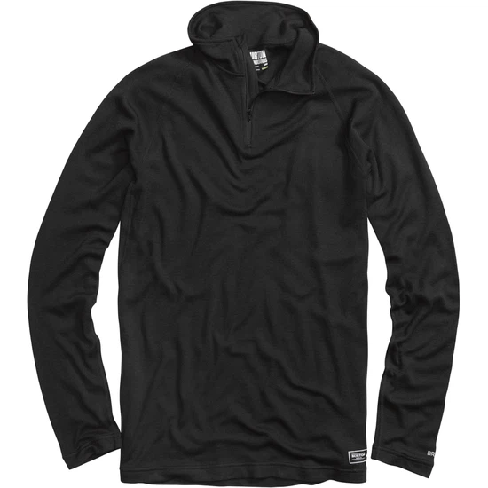 Bielizna Aktywna Burton Wool 1/4 Zip (True Black)_3 thumbnail