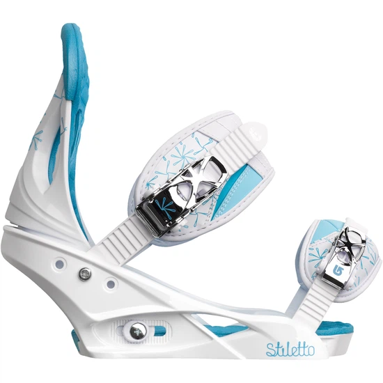 Wiązania Snowboardowe Burton Stiletto Wmn (Wht/Blue)_1 thumbnail