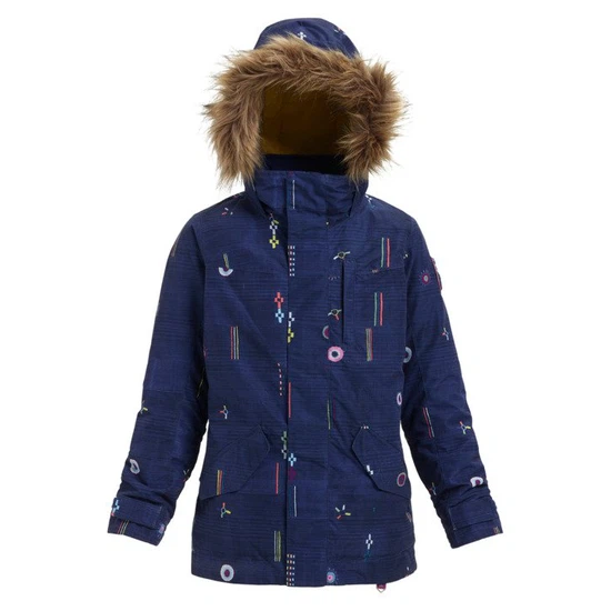 Dziecięca Kurtka Snowboardowa Burton Girls Aubrey Parka (Camp Craft) W19_3