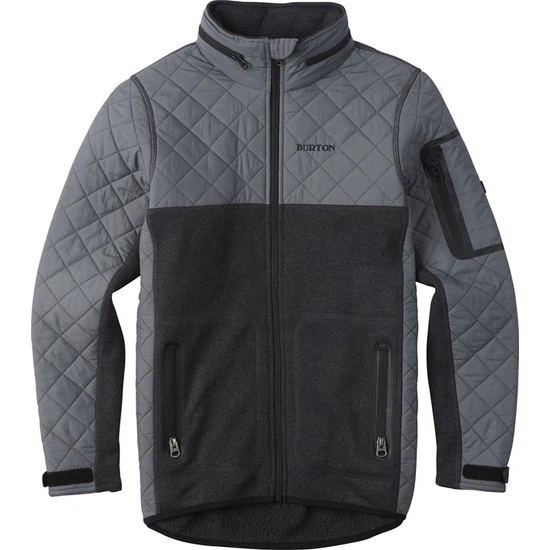 Dziecięca Kurtka Burton Boys Pierce Fleece (True Black Heather)_3 thumbnail