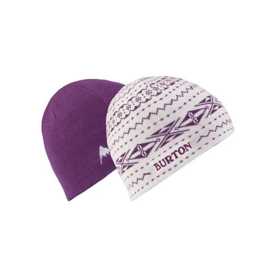 dziecięca czapka zimowa burton girls belle (stout white / concord) w19