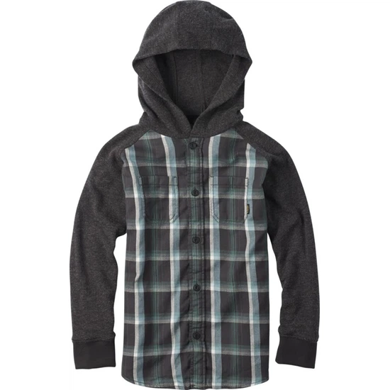 Koszula dziecięca Burton Girls Duster Flannel (Phantom Utica Plaid) thumbnail