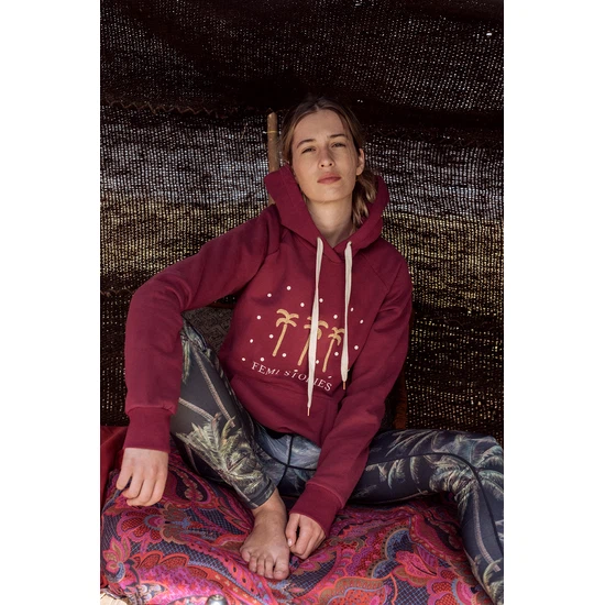Bluza Damska Femi Blend (Burgund)_5