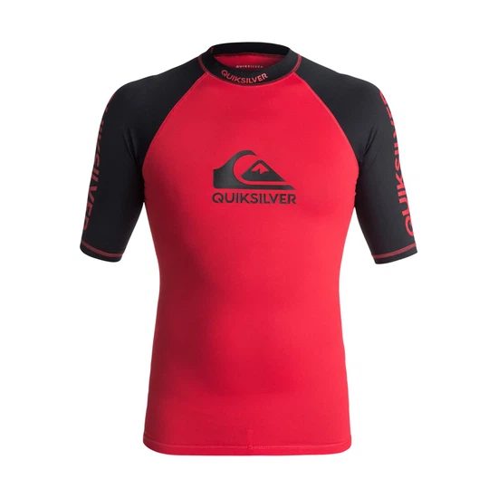 Lycra Quiksilver On Tour Shortsleeve Rashguard (Quik Red) SS18 thumbnail