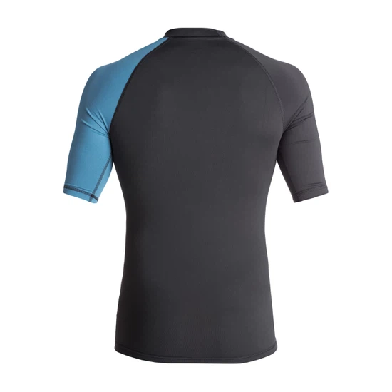 Lycra Quiksilver Active Shortsleeve Rashguard (Tarmac / Cendre Blue) Ss18_4