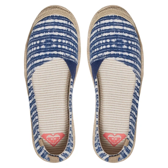 Espadryle Damskie Roxy Flamenco (Navy / White)_8 thumbnail