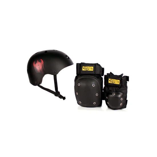 Kask + Ochraniacze Darkstar 3 In One Combo thumbnail