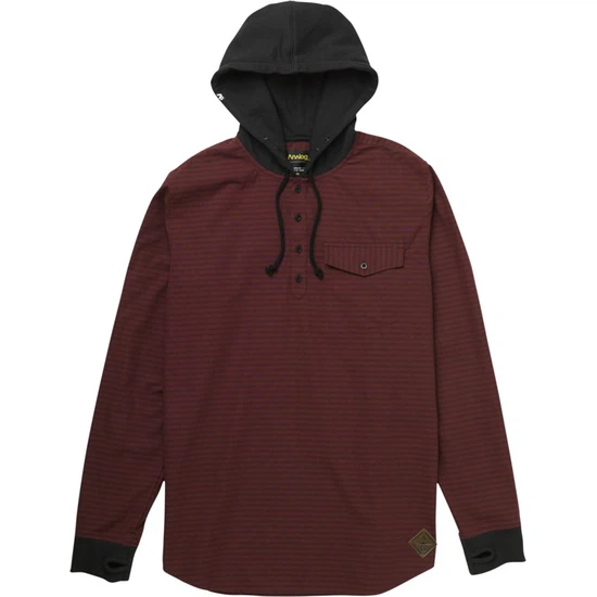 Bluza Analog Advent Henley (Burgundy) thumbnail