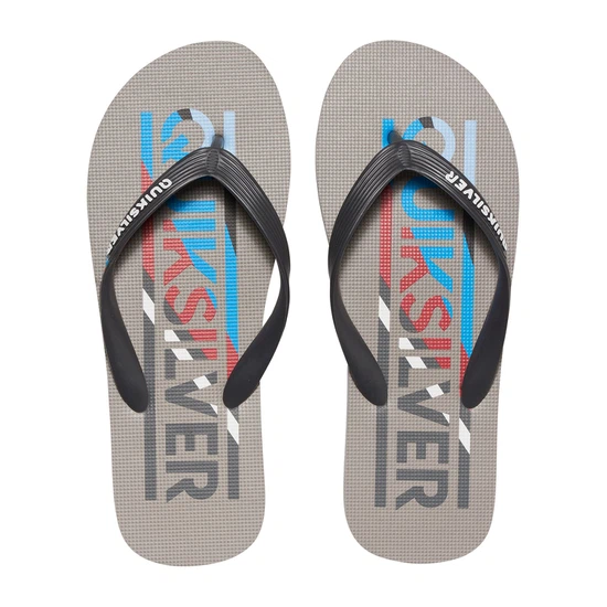 Japonki Męskie Quiksilver Molokai Wordmark (Grey / Grey / Blue) Ss17_6 thumbnail