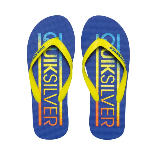 Japonki Męskie Quiksilver Molokai Wordmark (Blue Yellow Blue)_6