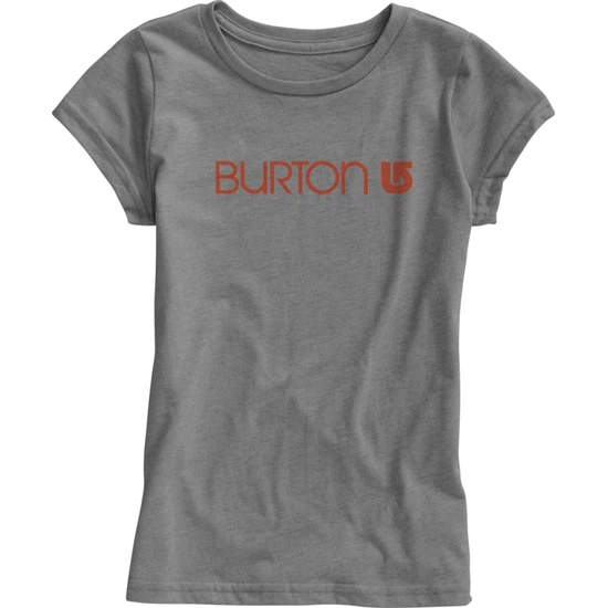Koszulka dziecięca Burton Girls Her Logo (Gray Heather)