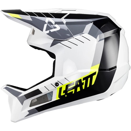 Kask rowerowy LEATT MTB Gravity 2.0 Full Face (White-Black)_4