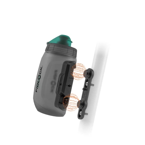 Bidon Fidlock Twist 450 antybakteryjny + baza BIKE (True Black)_1