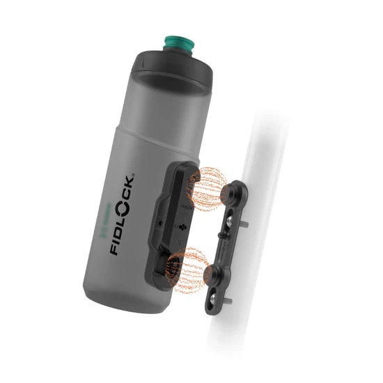 Bidon Fidlock Twist 600ml antybakteryjny + baza BIKE (True Black)_1