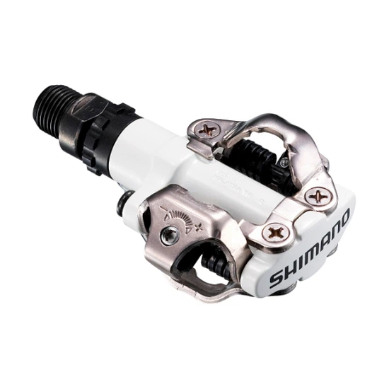 Dwustronne pedały SHIMANO SPD PD-M520 (Biały)_1