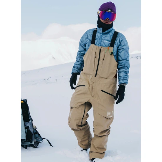 Spodnie Snowboardowe Burton AK GORE-TEX 3L Freebird Bib (Summit Taupe) FW25_1 thumbnail