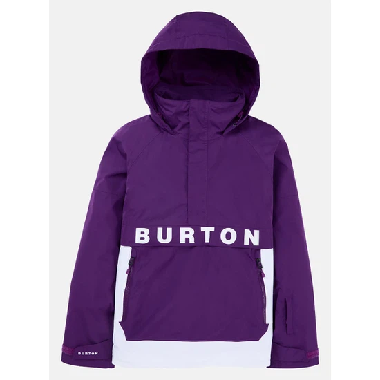 Damska Kurtka Snowboardowa Burton Frostner Anorak (Imperial Purple/Stout White) FW25_9