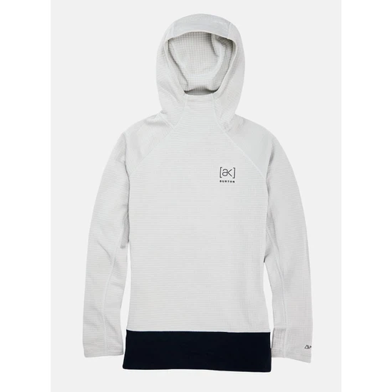 Damska Bluza Aktywna Burton AK Helium Power Grid™ PO (Gray Cloud) FW25_4 thumbnail