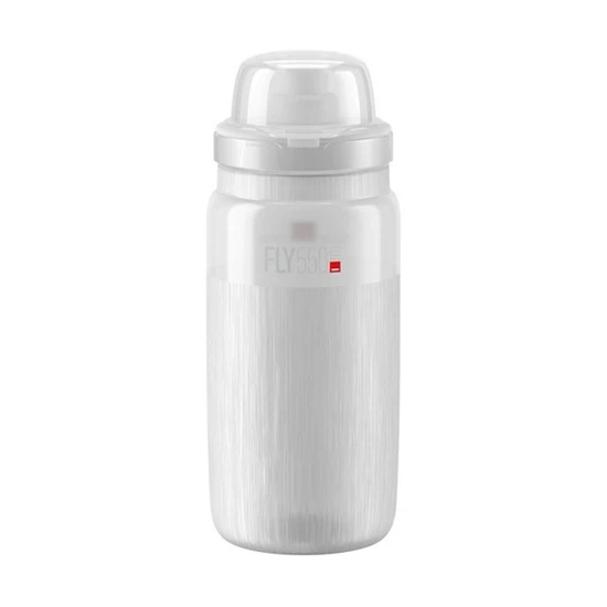 Bidon Elite Fly MTB TEX 550ml (Clear/Grey Logo)_1