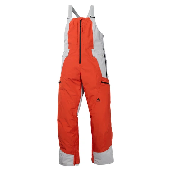 Damskie Spodnie Snowboardowe Burton Reserve GORE-TEX 2L Bib (Fiesta Red/Gray Cloud) FW26_8 thumbnail