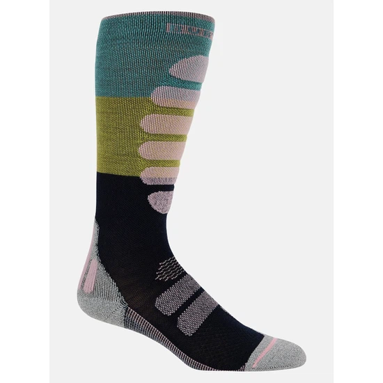 Damskie Skarpety Snowboardowe Burton Performance + Lightweight Compression (Rock Lichen) FW25_1