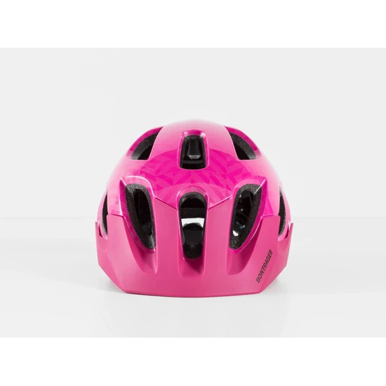 Młodzieżowy kask rowerowy Bontrager Tyro (Flamingo Pink/Black Metaliczny)_2
