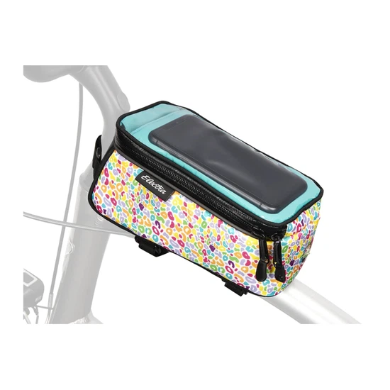 Torba na telefon mocowana na ramę Electra (Biały/Jasnopurpurowy)_2 thumbnail