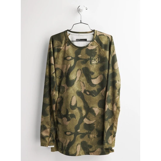 Damska Bielizna Aktywna Burton AK Helium Power Grid Crew (Victor Camo) FW22_4