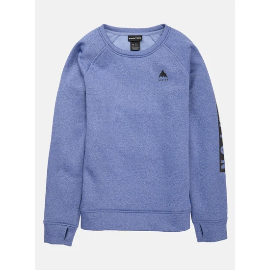 Damska Bluza Aktywna Burton Oak Crew (Slate Blue Heather) FW24_5 thumbnail