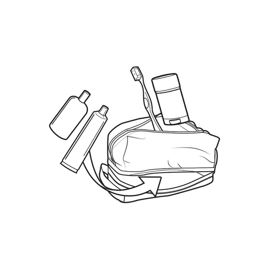 Kosmetyczka Burton Low Maintenance Kit (True Black) FW24_2