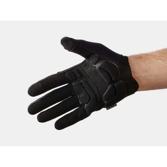 Rękawiczki rowerowe unisex z pełnymi palcami i wkładkami żelowymi Trek Circuit Twin Gel (Czarny)_2