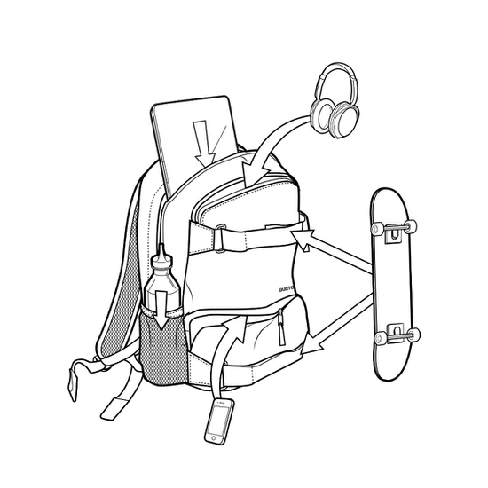 Plecak Burton Treble Yell Pack (Imperial Purple) FW25_6 thumbnail