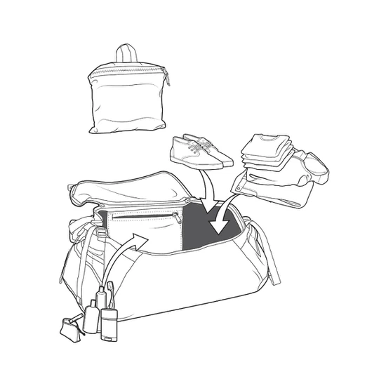 Torba Burton Multipath Duffle 40L (True Black Ballistic) FW26_3 thumbnail