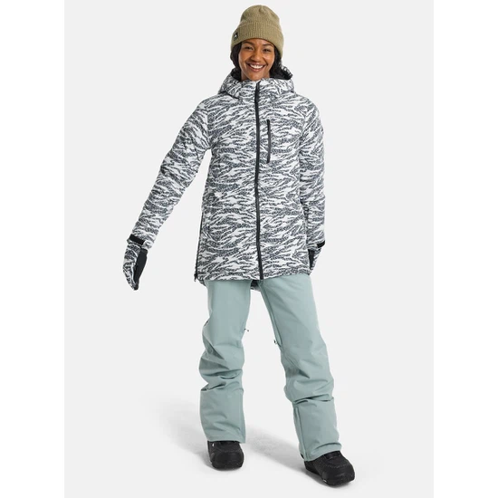 Damska Kurtka Snowboardowa Burton Loyil Down (Zebra Camo) FW25_7