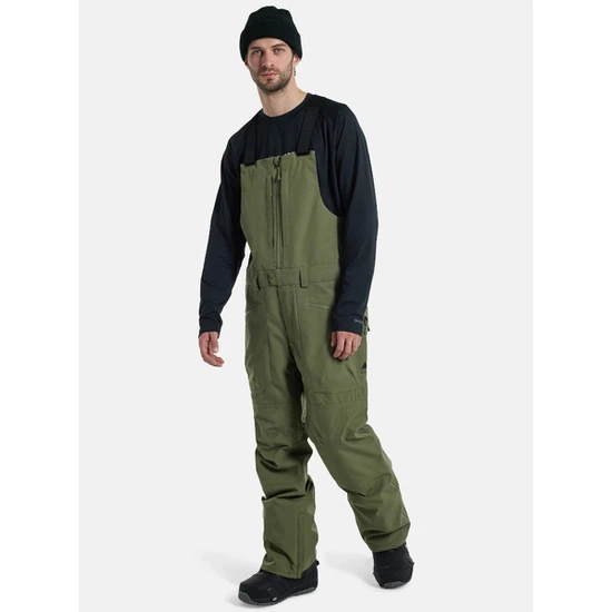 Spodnie Snowboardowe Burton Reserve Bib (Forest Moss) FW25_1
