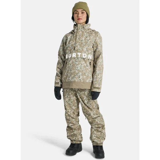 Damska Kurtka Snowboardowa Burton Frostner Anorak (Snowfall Camo/Summit Taupe) FW25_3 thumbnail